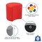 Flash Furniture Soft Seating Flexible Moon for Classrooms and Common Spaces - 18" Seat Height (Red) ZB-FT-045C-18-RED-GG - alternate 8